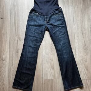 Citizens Of Humanity Dark Blue Straight Leg Jeans